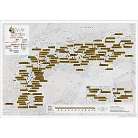 ALPINE CYCLE CLIMBS CARTE A GRATTER