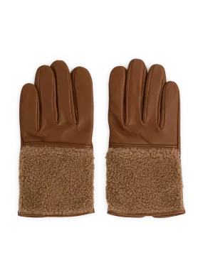 ARISTIDE  Gants en cuir - Marron