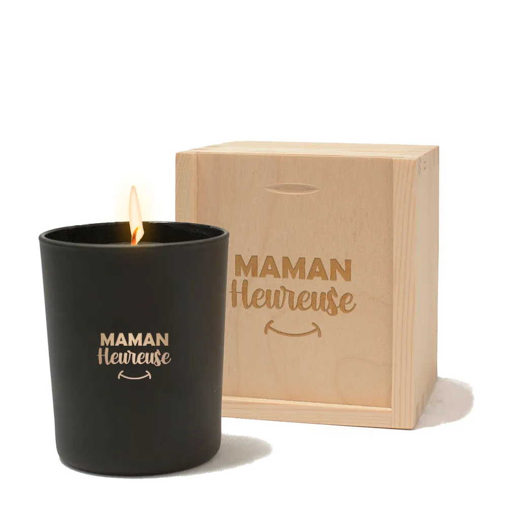Bougie Maman heureuse