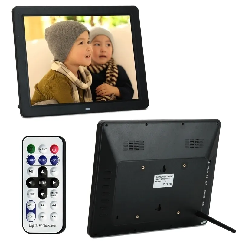 Cadre Numérique 12" Ecran TFT LCD Album Photo Telecommande