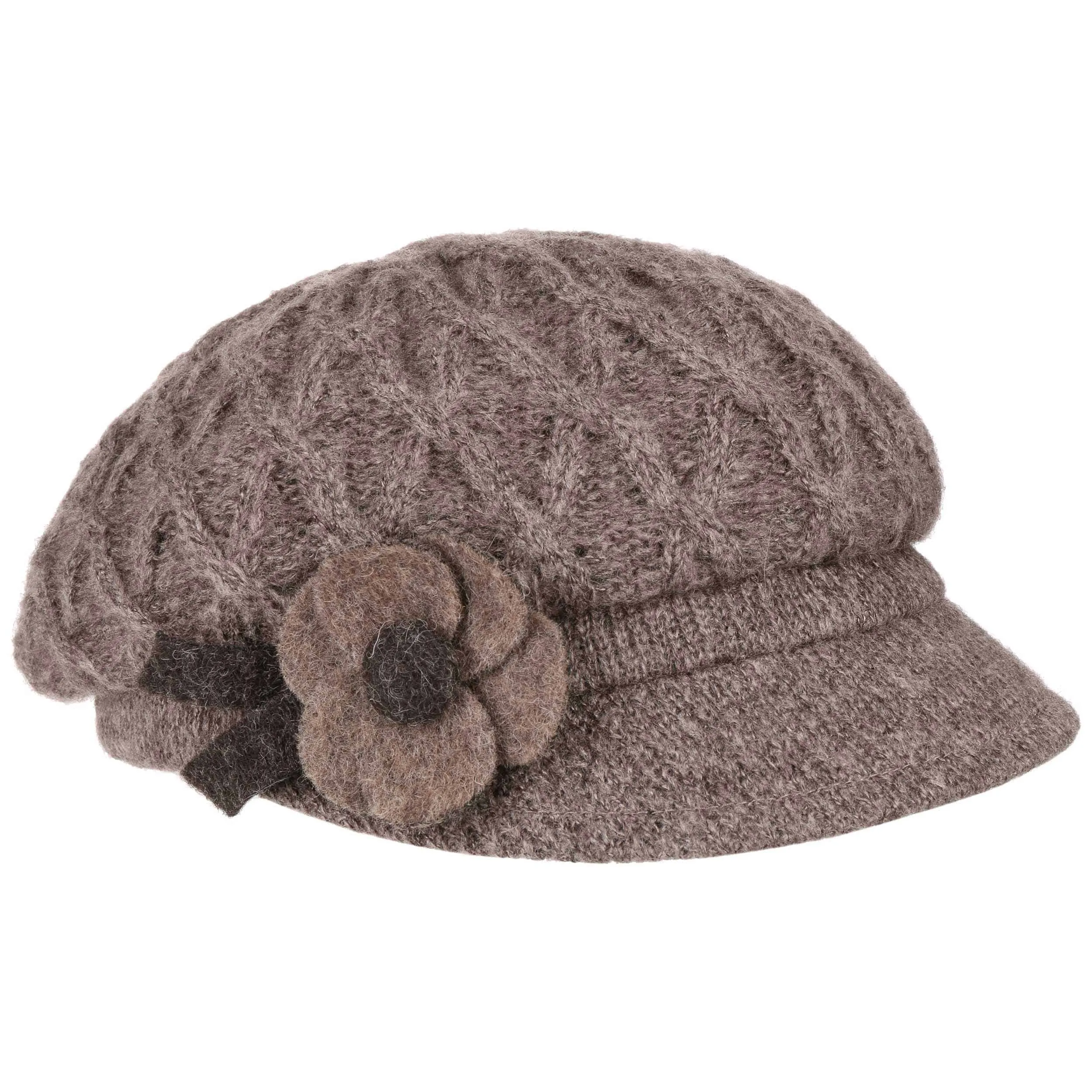 Casquette Carra Mohair Flower by Lierys --> Chapeaux, casquettes & bonnets en ligne ▷ Chapeaushop