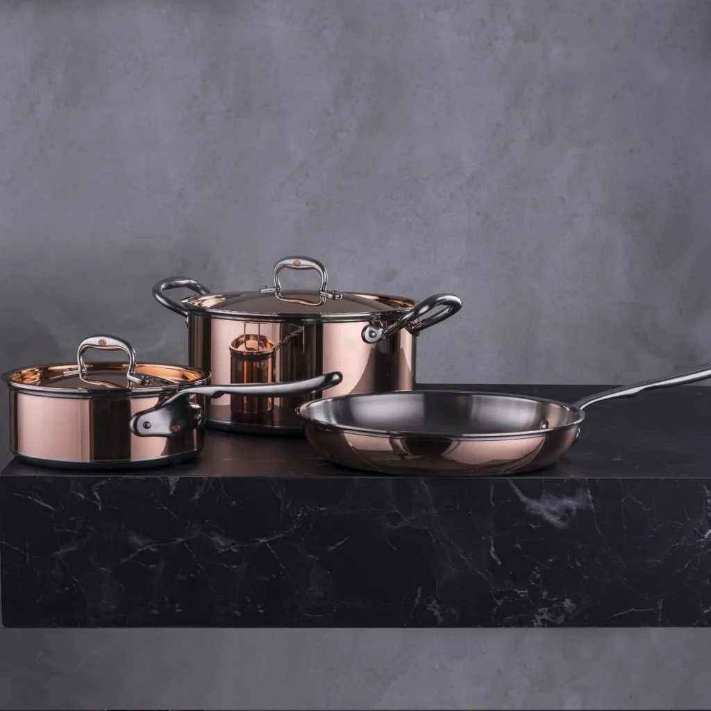 Casserole à sauce CON CLASSE 18 cm, cuivre, Ruffoni ✔ 322 € ⭕ Kulina