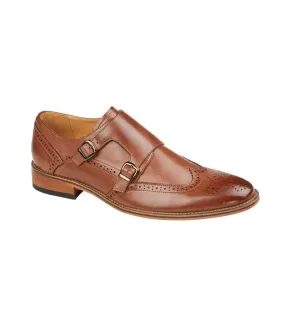 Chaussures brogues homme marron Goor