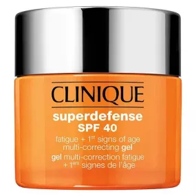 Clinique Superdefense SPF40 Gel Multi-Correction Fatigue 1ers Signes de l'Âge 50ml