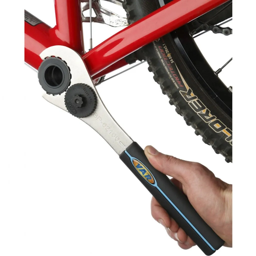 Clé pour boîtier de pédalier + molette de compression Var BP-62100-C