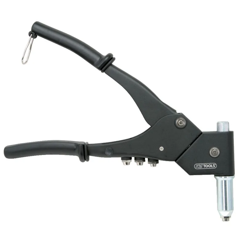 Coffret de pinces à rivets, écrous aveugles (insert) et chevilles Tête pivotante à 360° KS TOOLS 150.9610