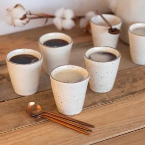 Companhia Atlantica - Tasses à café beiges Breezy (x6)