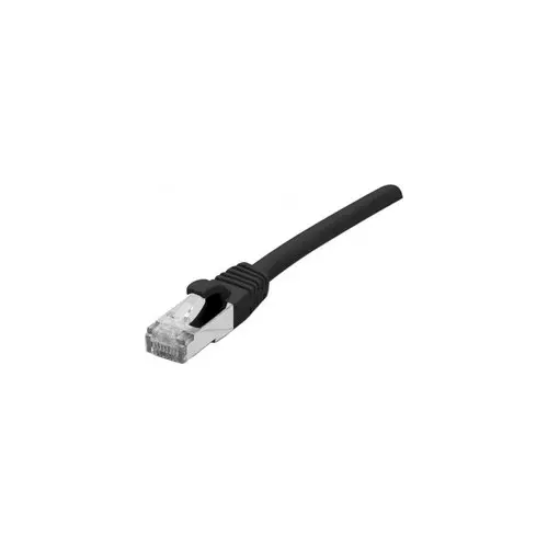 Cordon RJ45 categorie 6A F/UTP LSOH snagless noir - 1,5 m