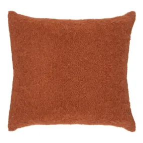 Coussin Effet Mohair Terracotta 45x45 KODI  | 3 Suisses