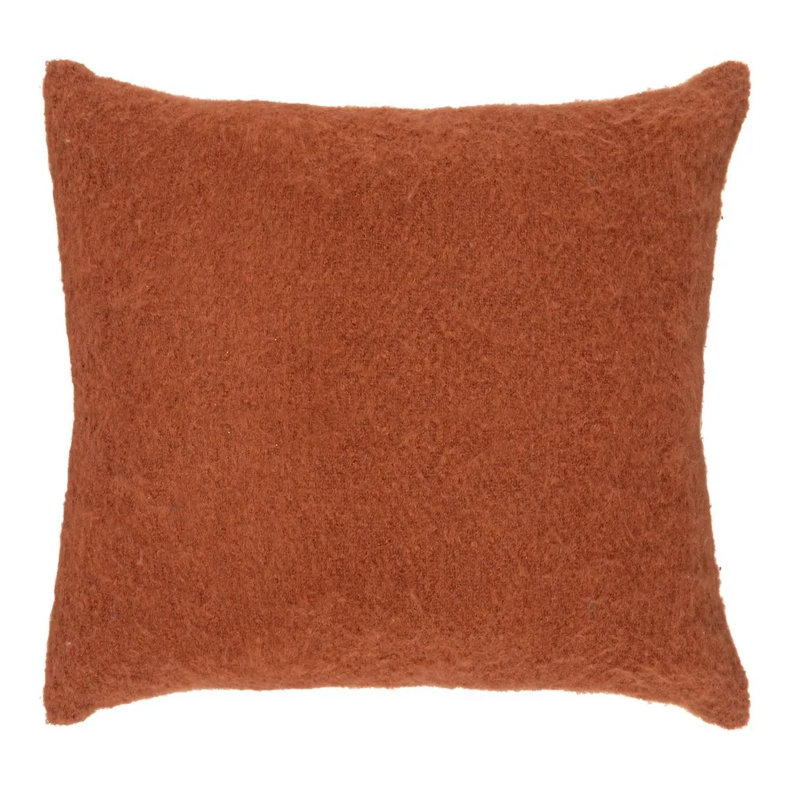 Coussin Effet Mohair Terracotta 45x45 KODI  | 3 Suisses