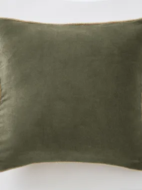 Coussin velours collection Cesar - Vert