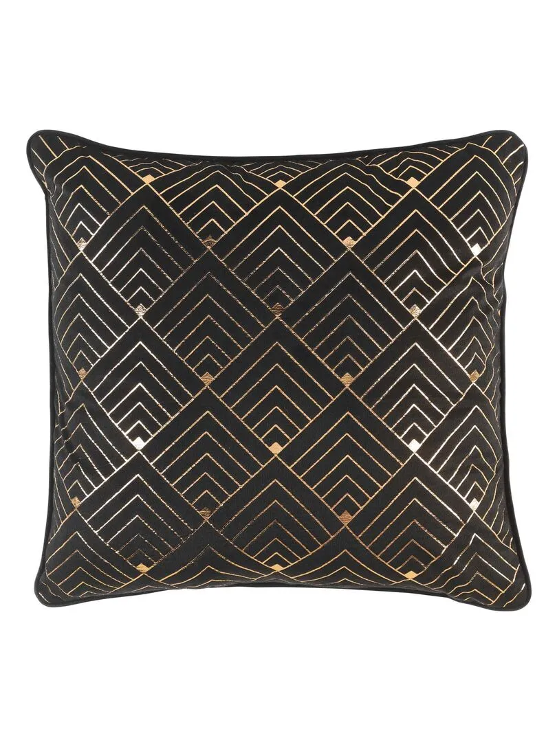 Coussin velours Collection Zefir - Noir