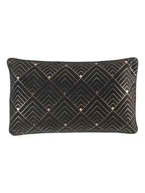 Coussin velours Collection Zefir - Noir