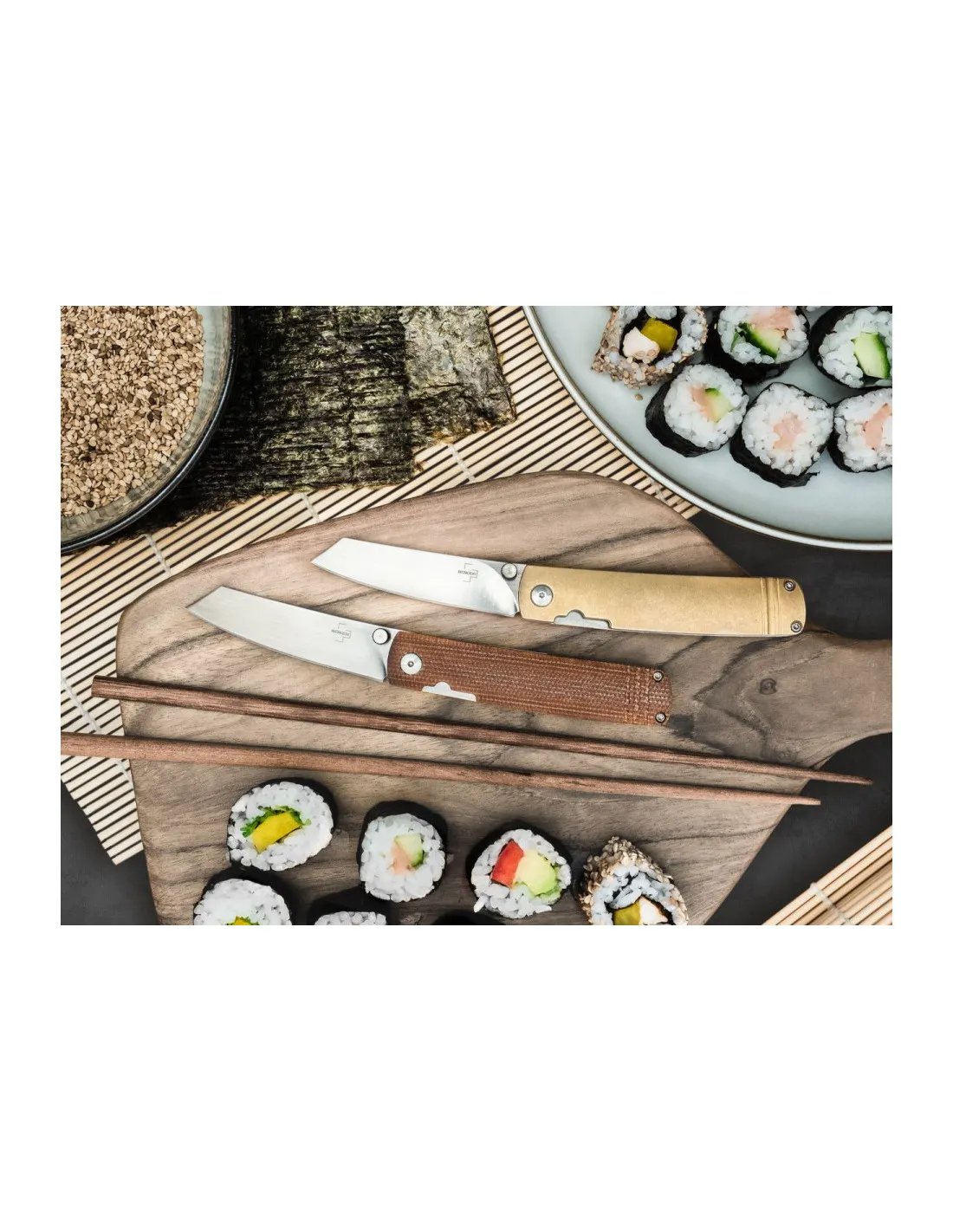 Couteau de poche Böker Plus Tenshi Micarta ⚔️ Boutique Épées