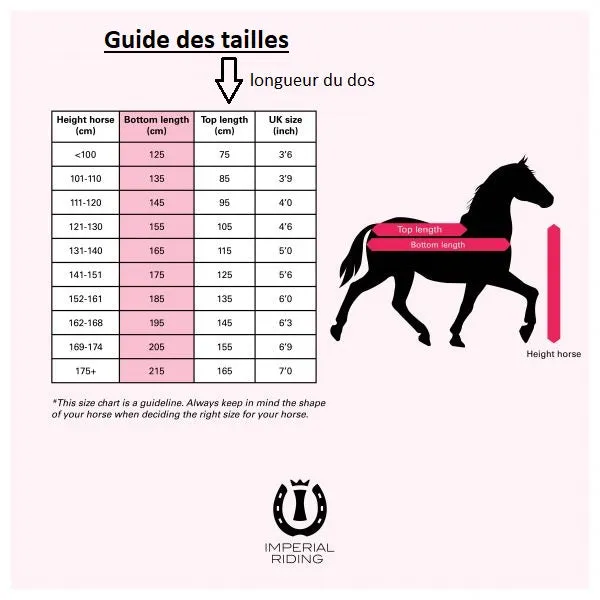 Couverture d'extérieur Imperial Riding Super-dry 100grs