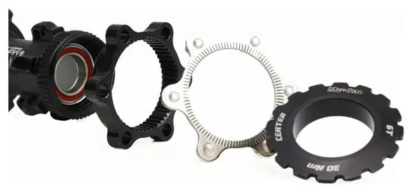 DARKPADS ADAPTATEUR CENTER/6T - 25GR