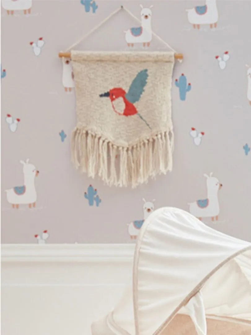 Décoration Murale Macramé Moris & Sacha (36 Cm) - Ecru