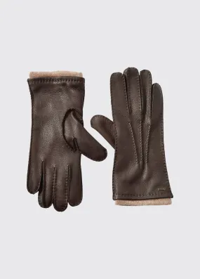 Gants en cuir Kilconnell- Mahogany