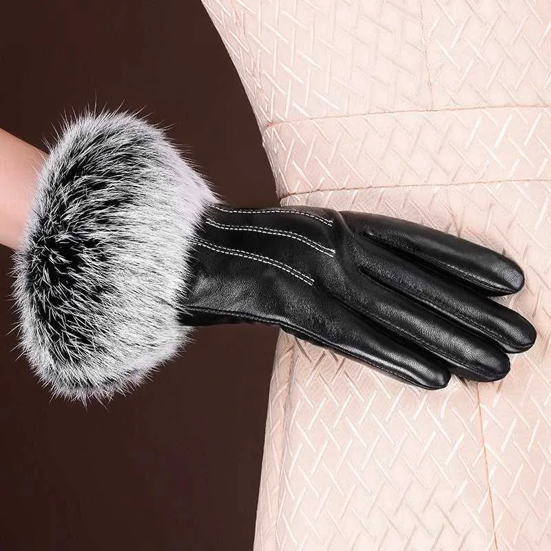 Gants en cuir véritable de haute qualité