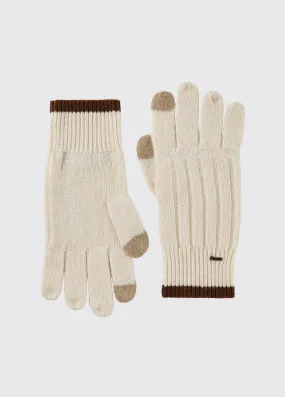 Gants en laine Marsh - Chalk