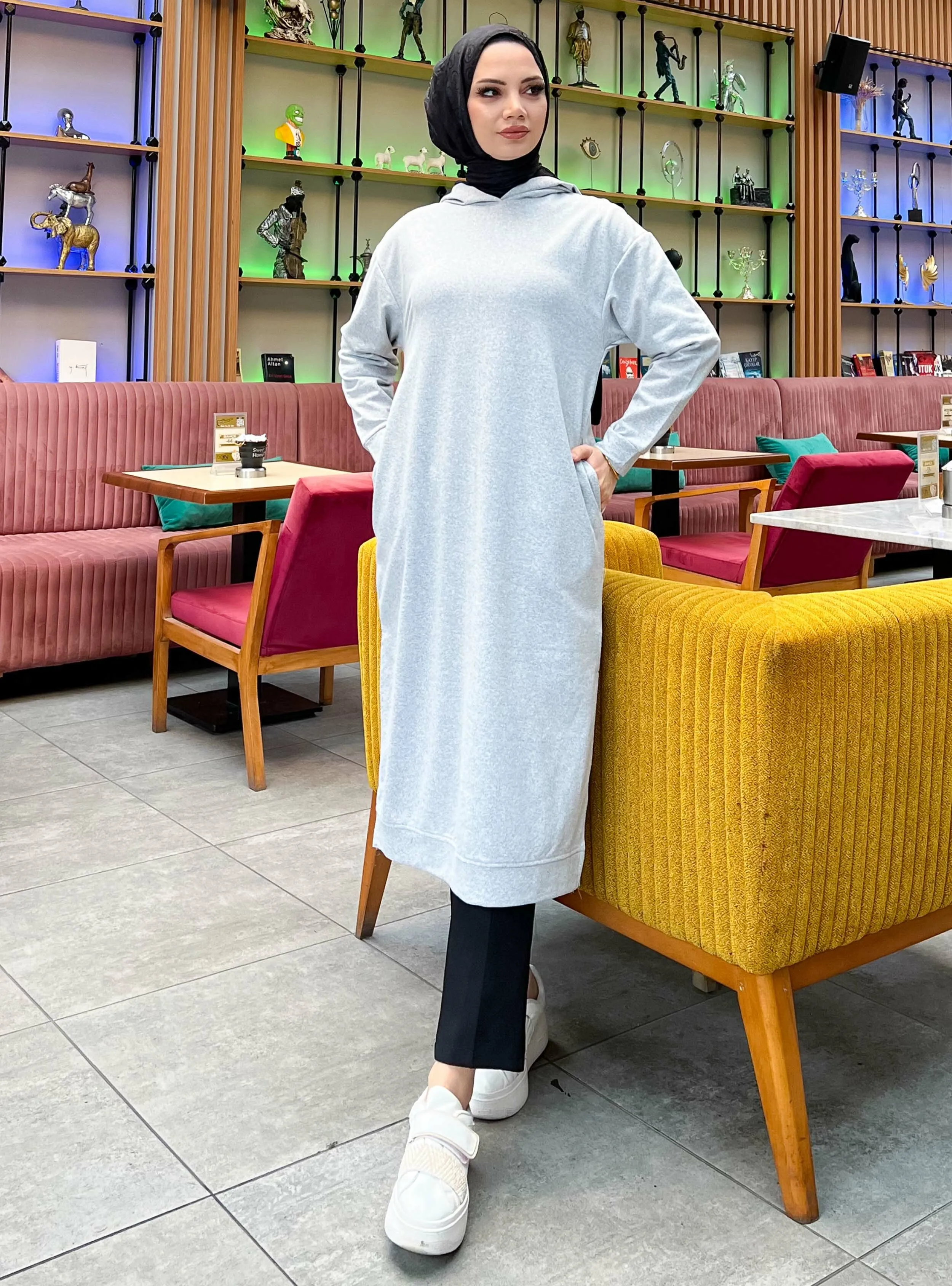 Grey - Plus Size Sweatshirts