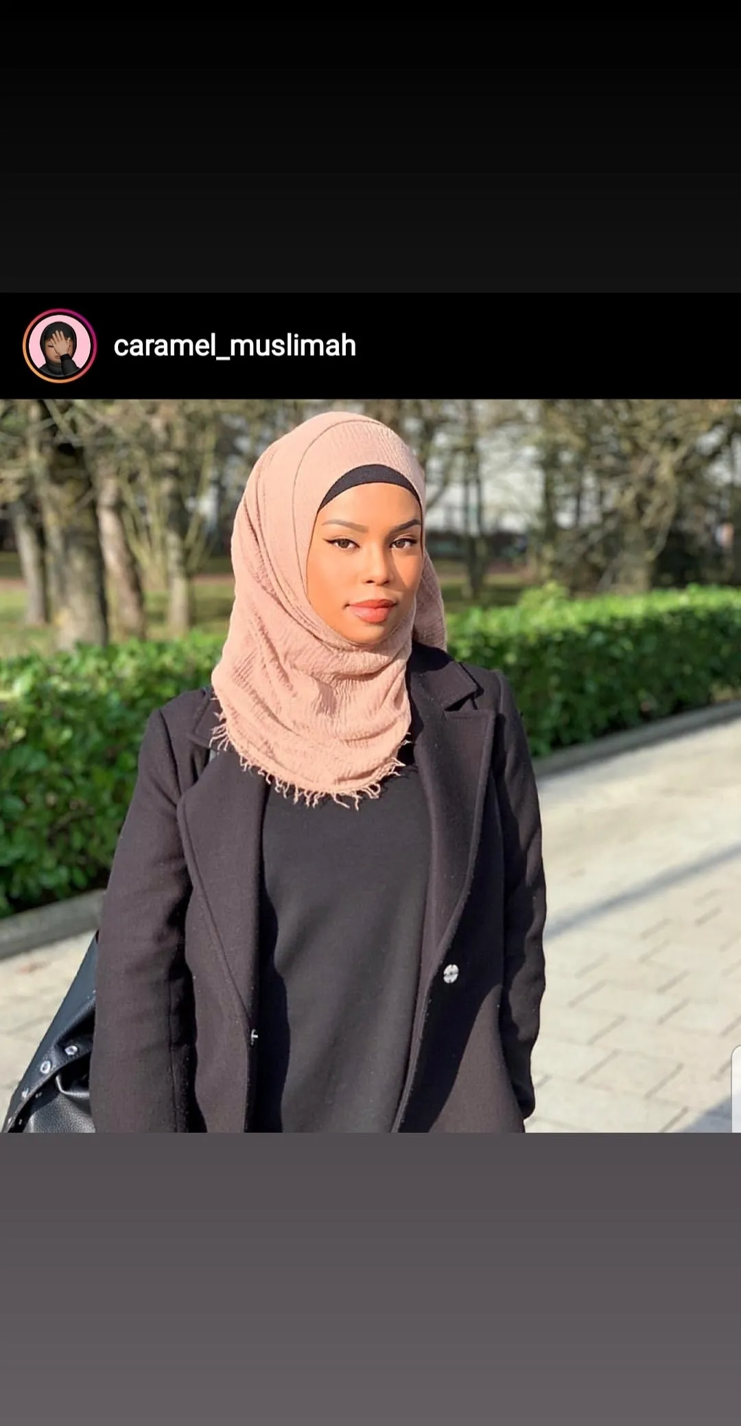 Hijab crêpe myriam