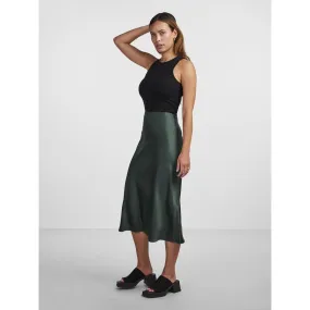 Jupe midi vert Lily | 3 Suisses