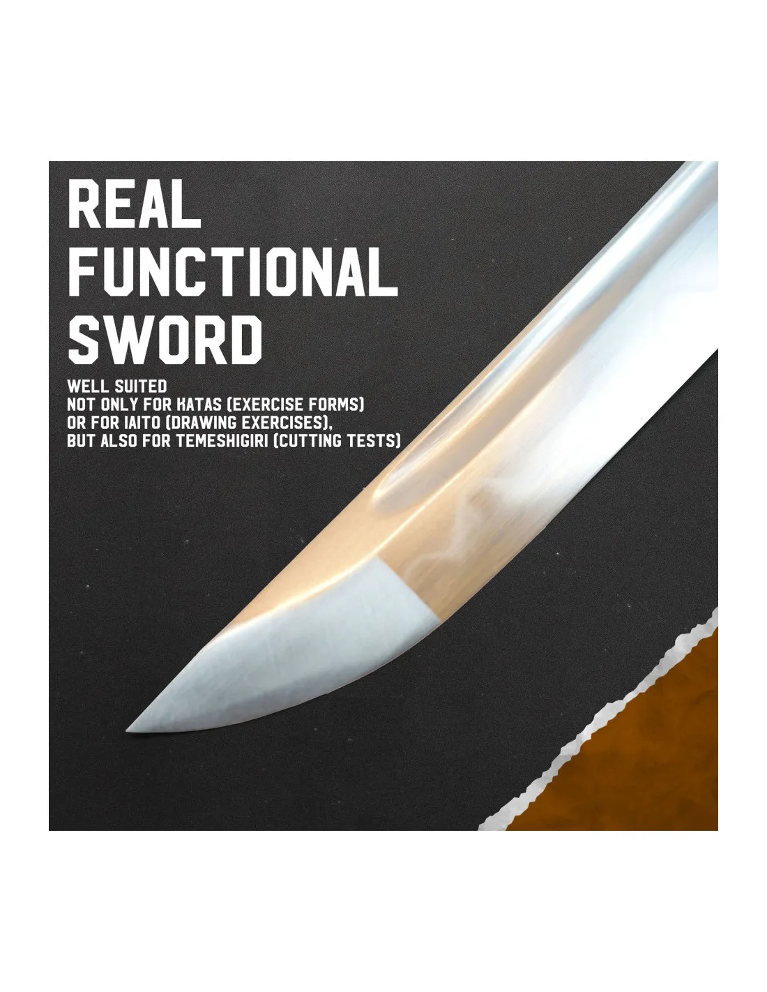 Katana fonctionnel Akito par Böker ⚔️ Boutique Épées