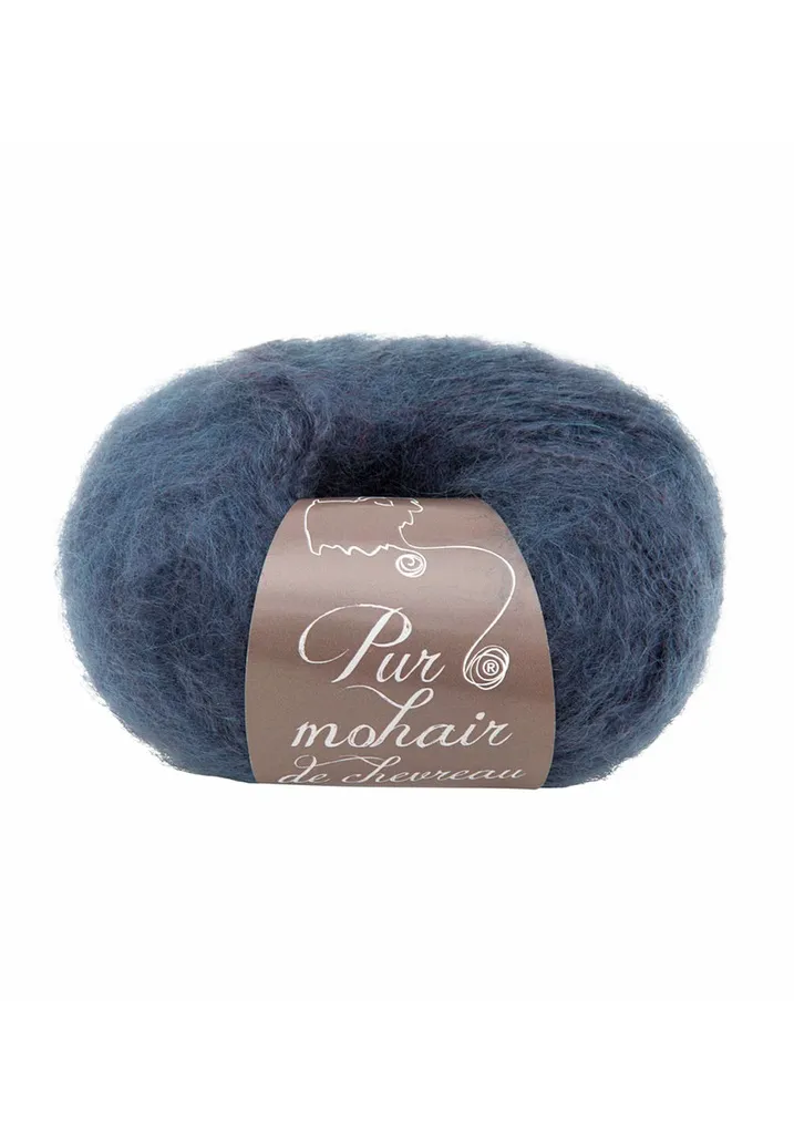 Kit de tricot snood en mohair et soie