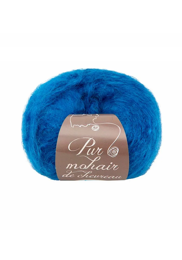 Kit de tricot snood en mohair et soie