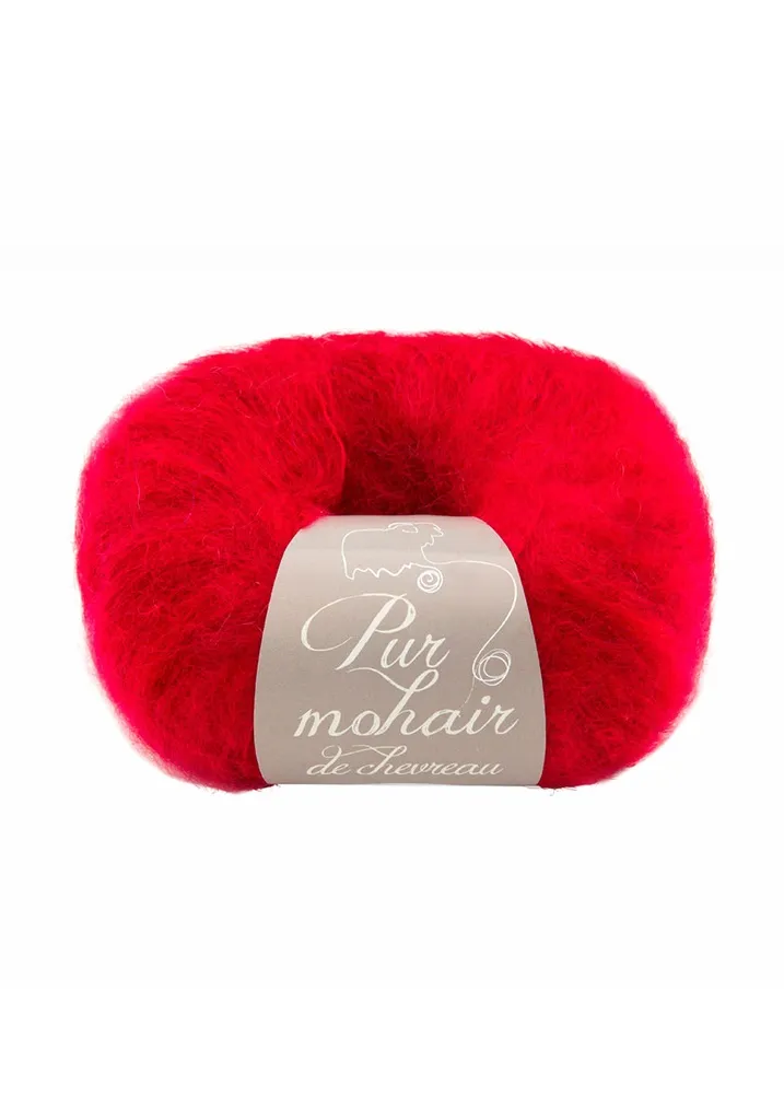 Kit de tricot snood en mohair et soie