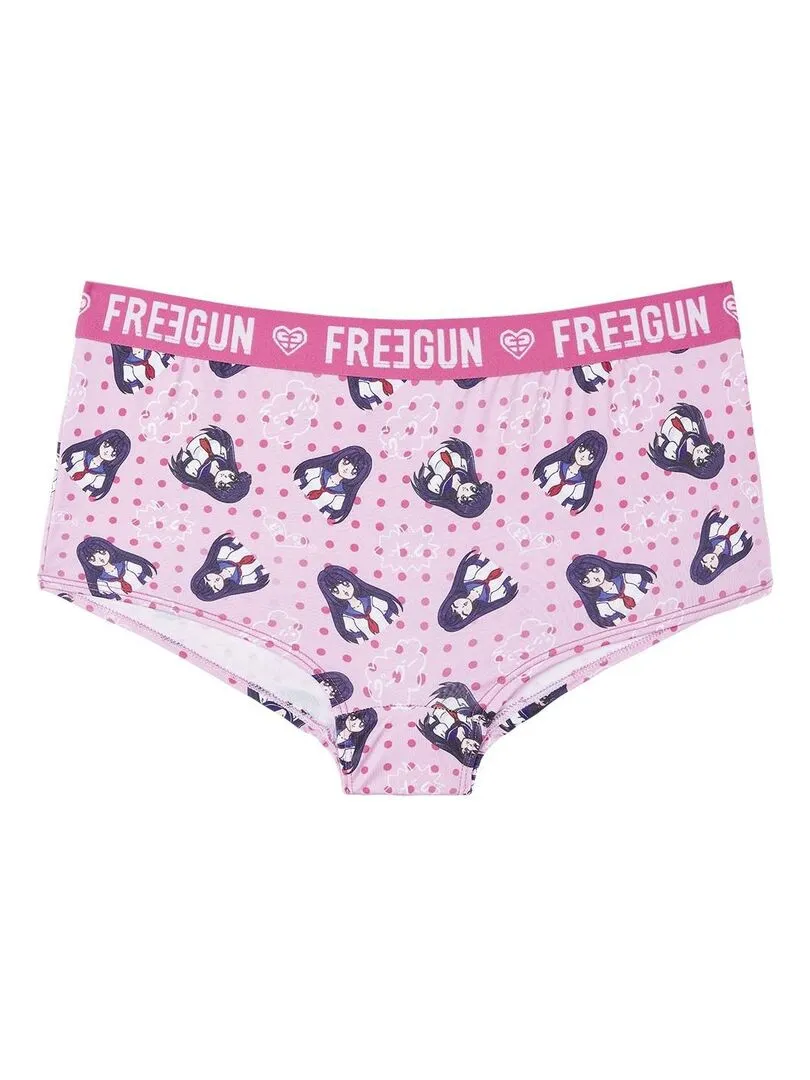 Lot de 3 Boxers femme Manga neon Freegun - Violet