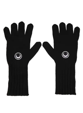 MARINE SERRE  Gants en laine  - Noir