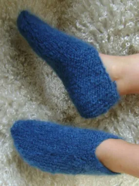 Modele Tricot Chaussons de lit - Modele tricot gratuit mohair