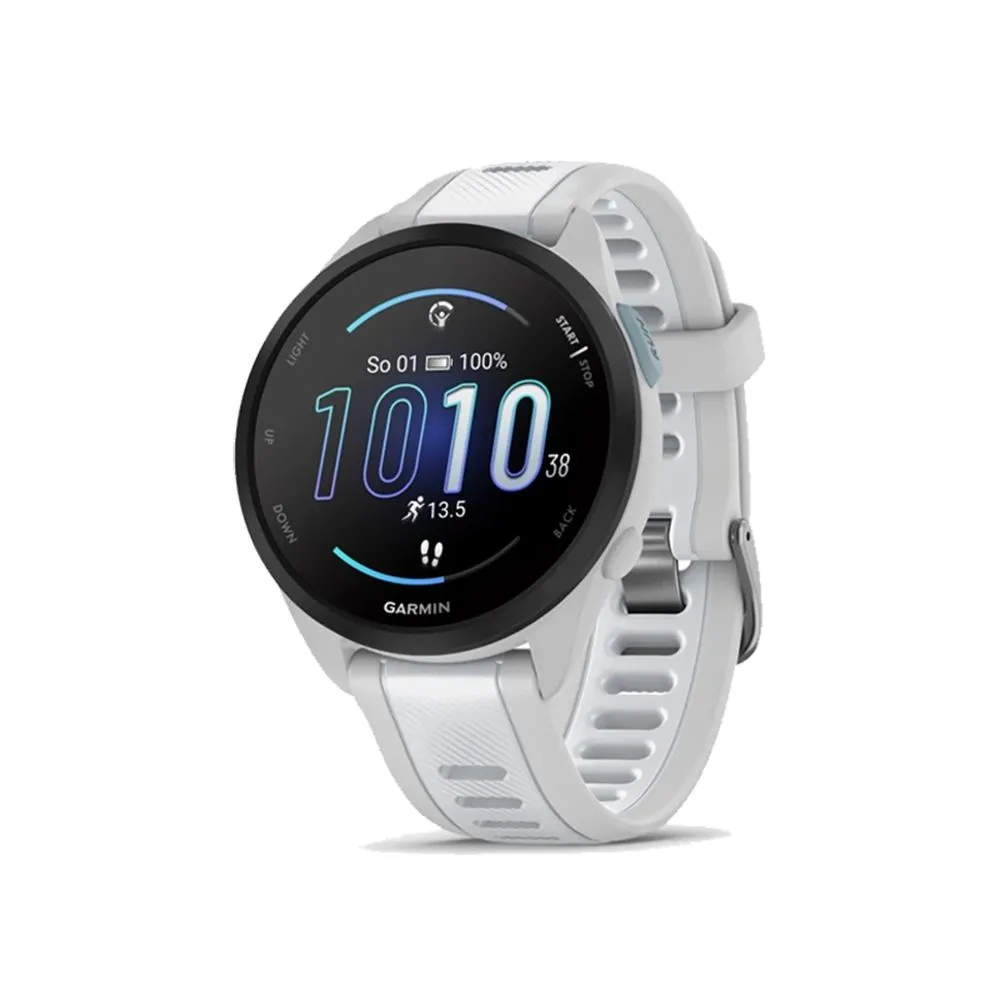 Montre GPS de running Garmin Forerunner 165 Music Blanc/Gris