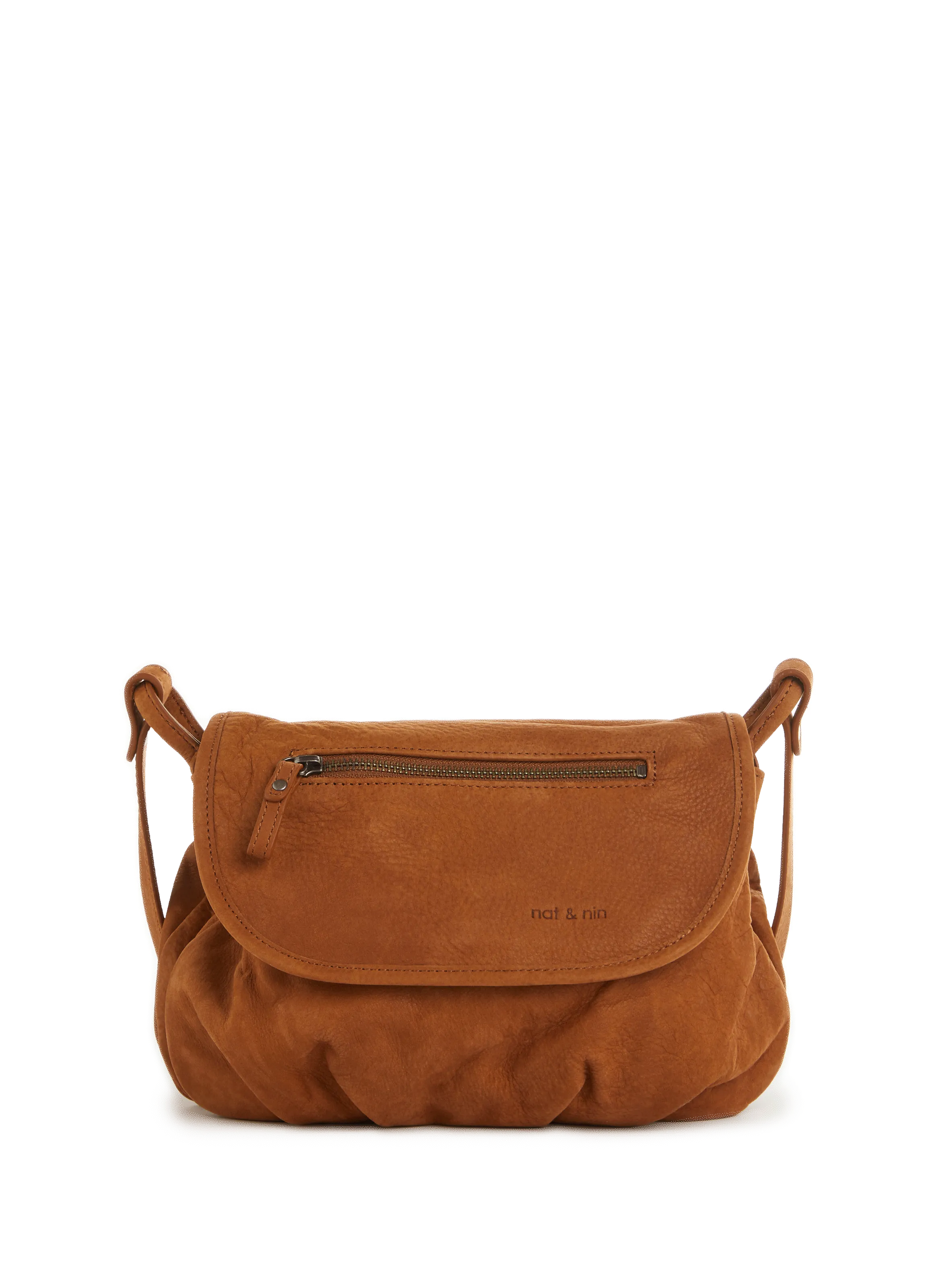 NAT & NIN  Sac à bandoulière Jen en cuir - Marron