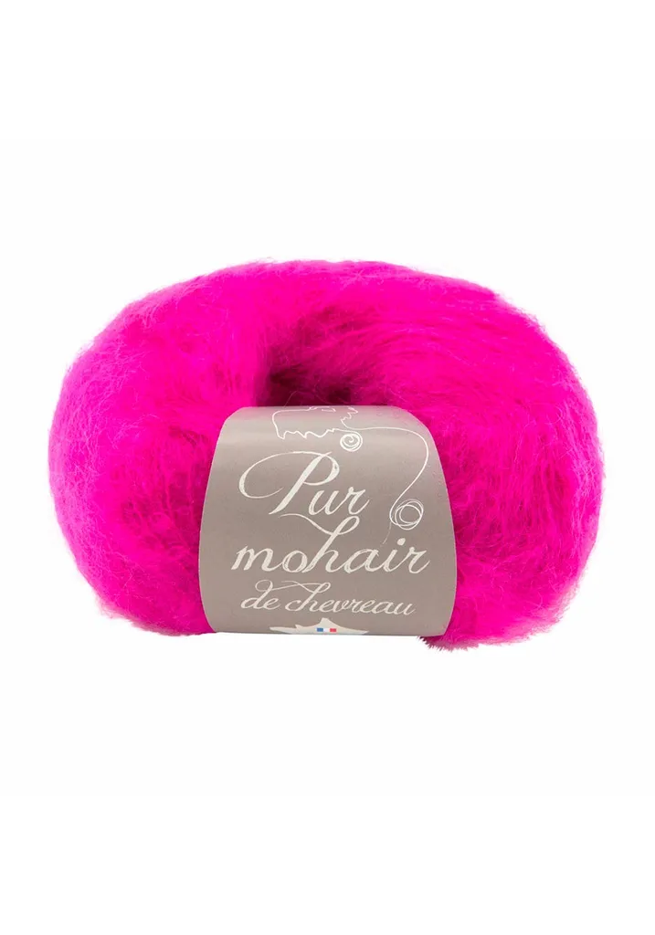 Pelote de laine 98% mohair de chevreau