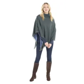 Poncho en tweed 100% laine imperméabilisée Hazelwood