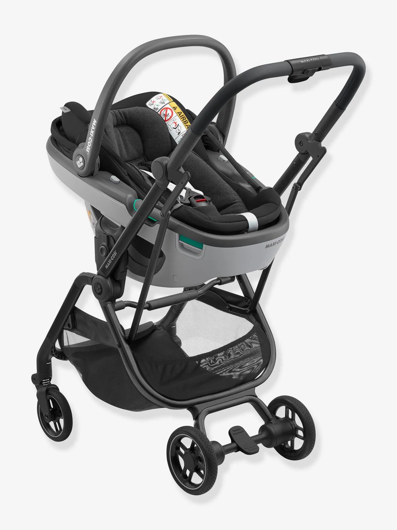 Poussette MAXI COSI Léona gris foncé (essential graphite - Maxi Cosi