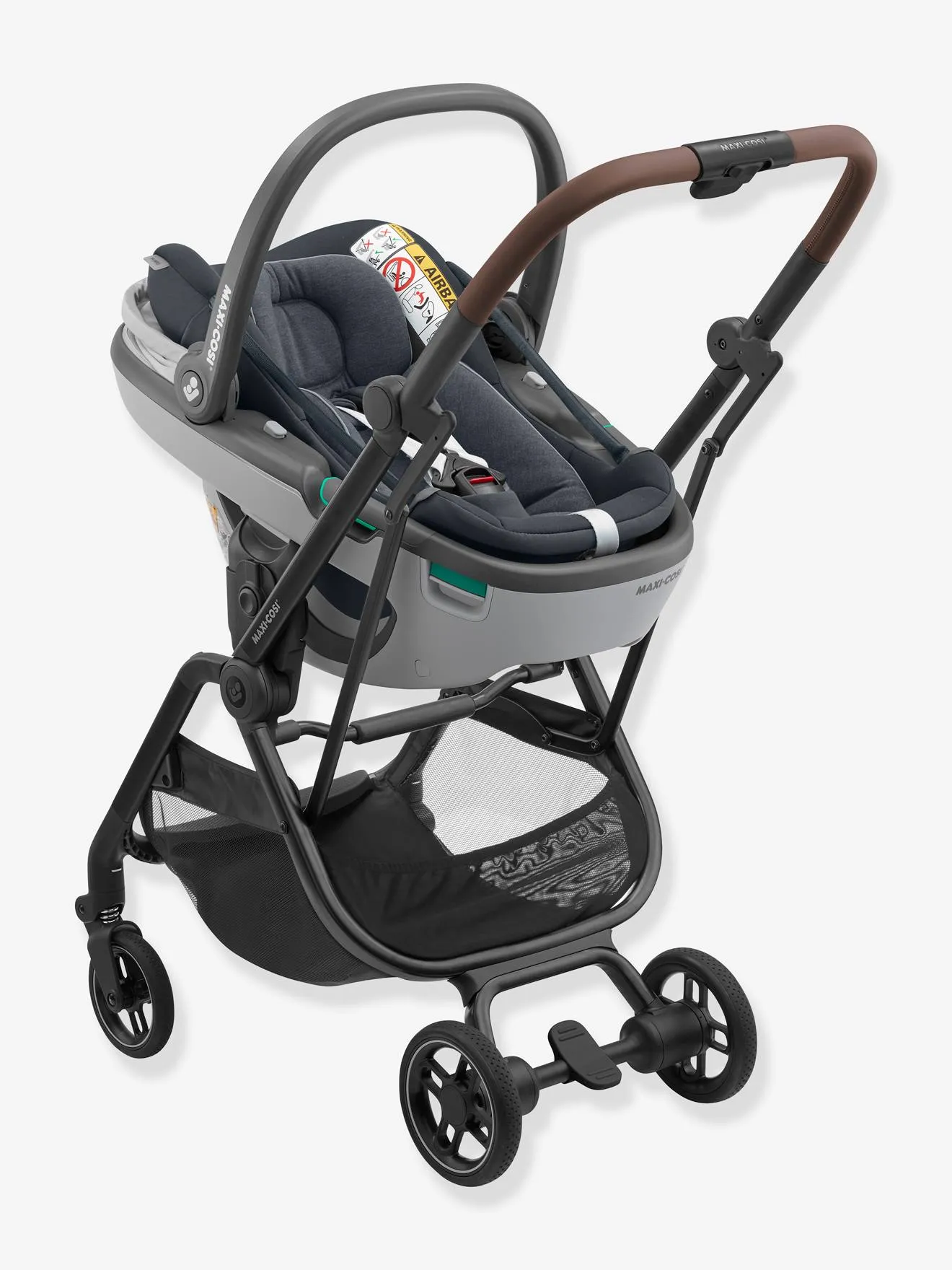 Poussette MAXI COSI Léona gris foncé (essential graphite - Maxi Cosi