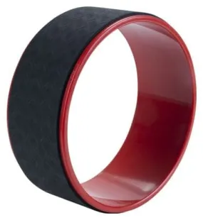 Pure2Improve Roue de yoga 30 cm Noir et rouge