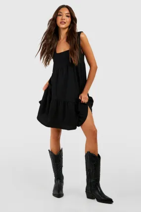 Robe babydoll à volants