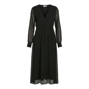 Robe midi noir Olia | 3 Suisses