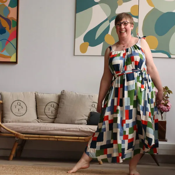 Robe Nola - viscose géométrique