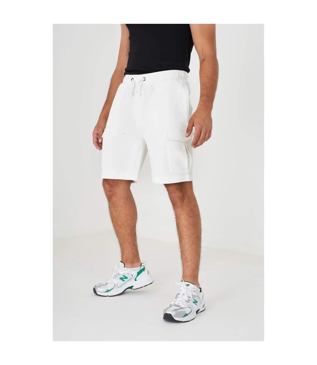 Short à poches cadby homme crème Brave Soul