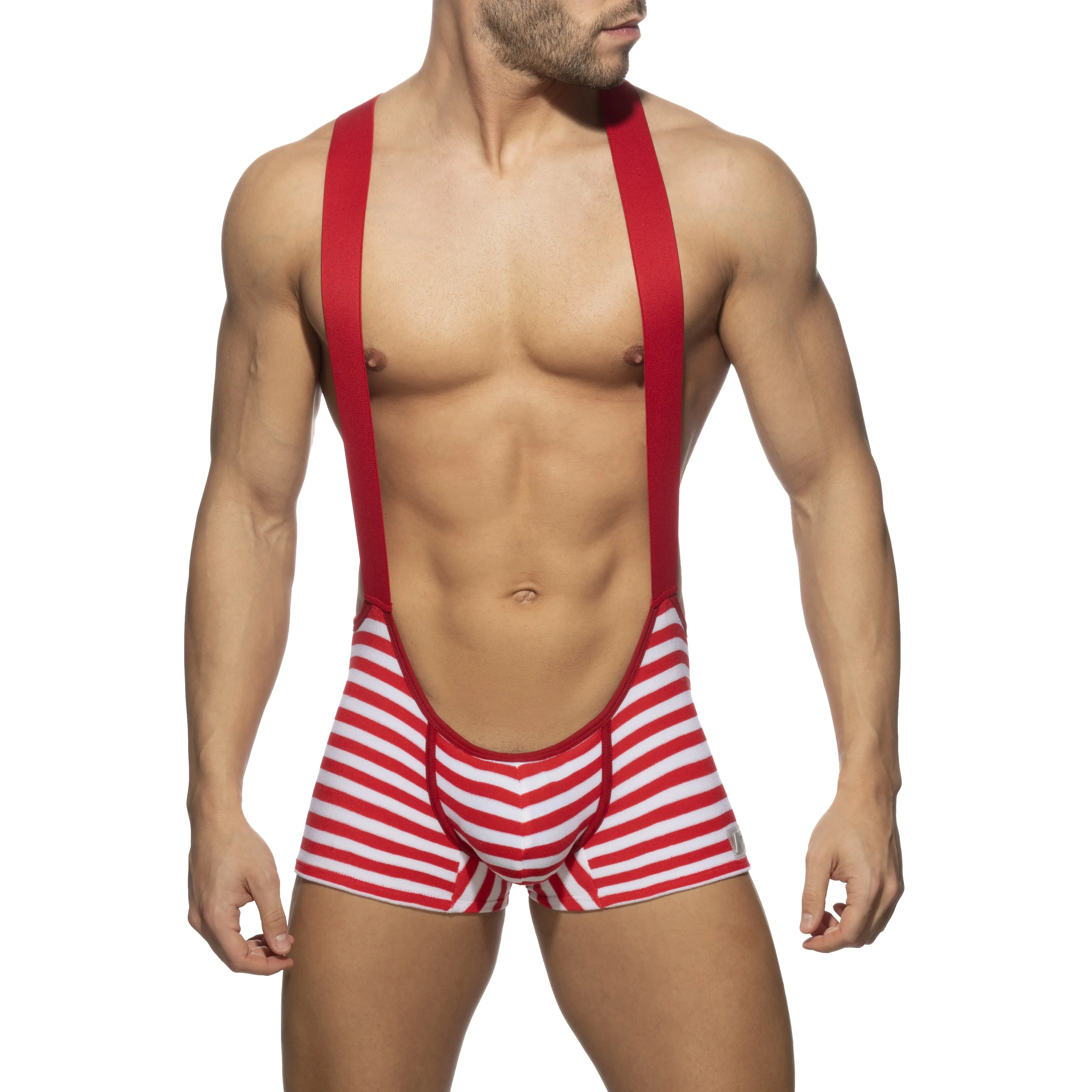 Singlet sailor velours - rouge - ADDICTED : vente body et combinais...