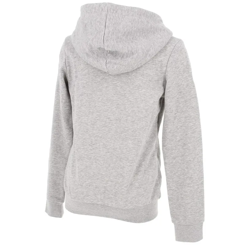 Sweat zippé à capuche gris fille - Adidas |wimod