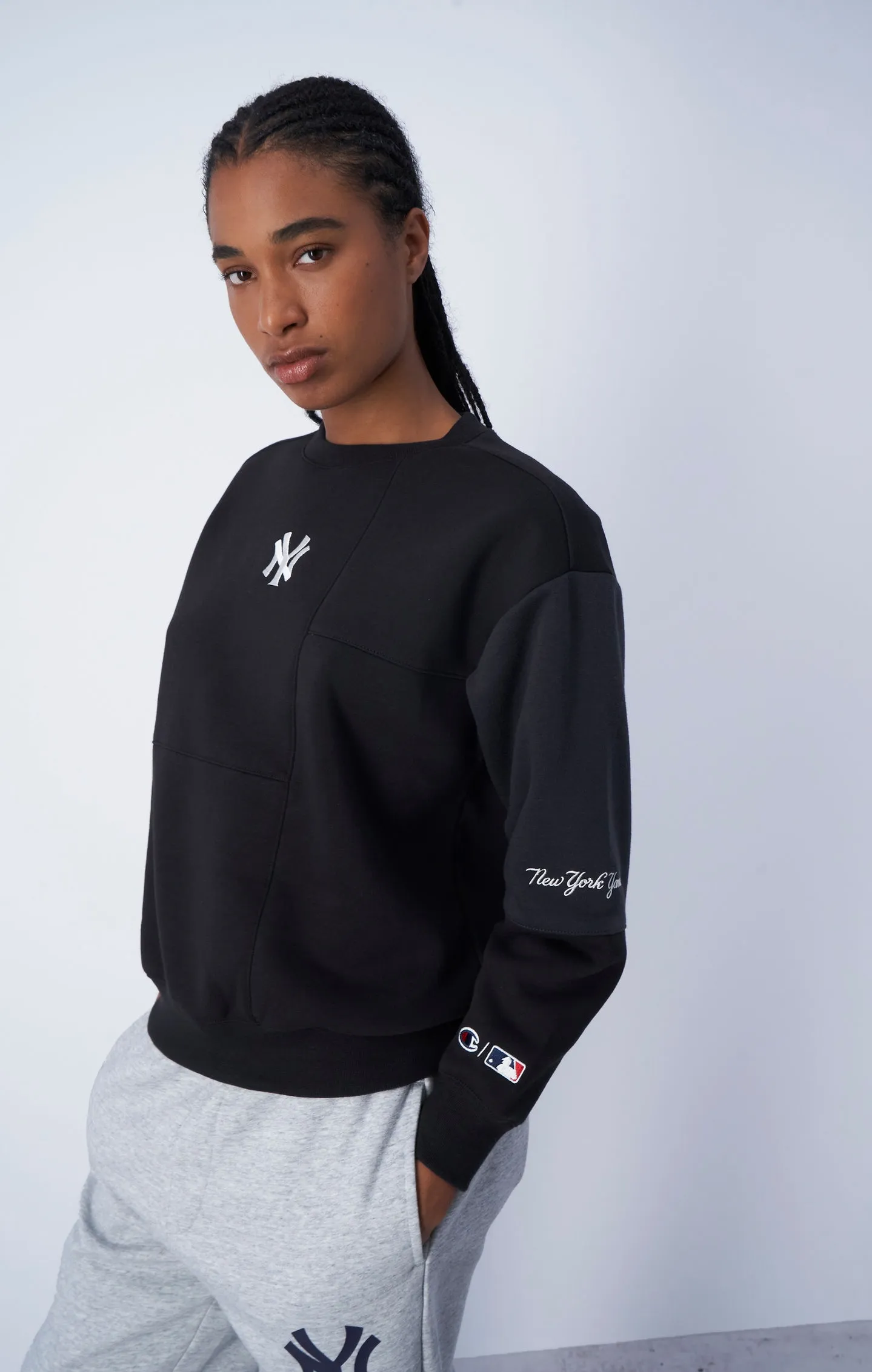 Sweatshirt à coutures asymétriques MLB | Champion France