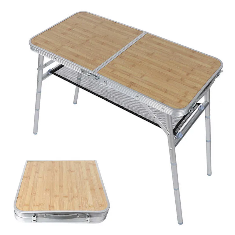 Table basse pliante en alliage d'aluminium