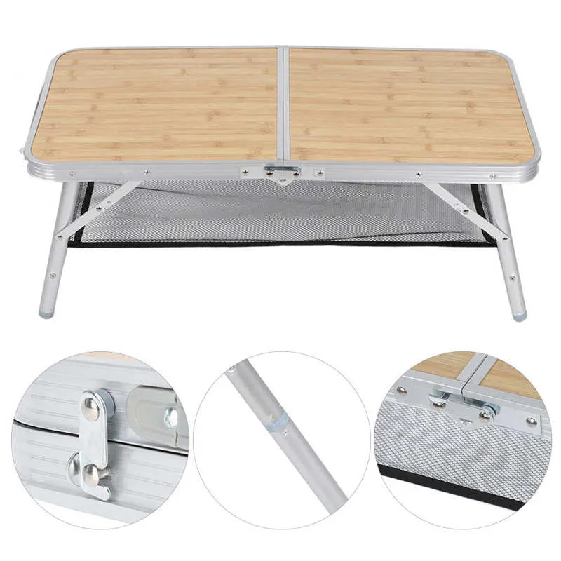 Table basse pliante en alliage d'aluminium